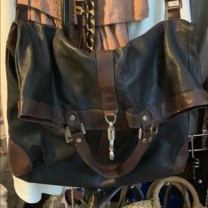 Kenneth Cole leather shopper